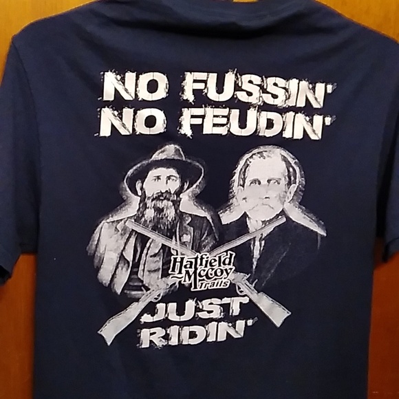 Hatfield McCoy T-shirt dark blue EUC small - Picture 7 of 7